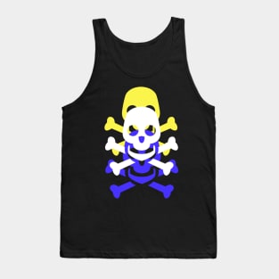 Colourful Skulls Tank Top